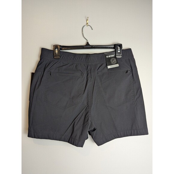 Hi-Tec Women's Mona Stretch Weekend Shorts Size M Black Hiking Comfort Water 4" - Picture 8 of 8